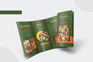 Pizza Licious Restaurant Trifold Brochure