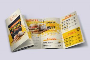 Fast Food Tri-Fold Brochure