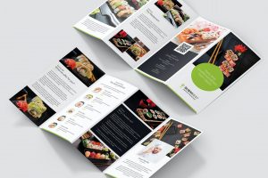 Brochure – Sushi Restaurant 4-Fold